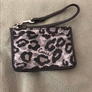 Coach Leopard mini wallet